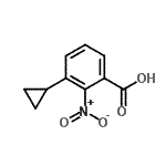 CAS#: 408359-61-5， 3-Cyclopropyl-2-Nitrobenzoic Acid