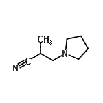 CAS#: 408509-64-8， 2-Methyl-3-(1-Pyrrolidinyl)Propanenitrile