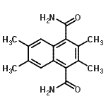 CAS#: 408539-51-5， 2,3,6,7-Tetramethyl-1,4-Naphthalenedicarboxamide