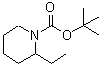structure of CAS# 409061-22-9, 2-Ethyl-1-Piperidinecarboxylic Acid 1,1-Dimethylethyl Ester;1-Piperidinecarboxylicacid,2-Ethyl-,1,1-Dimethylethylester(9CI)