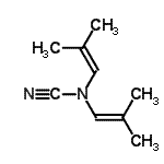 CAS#: 409314-94-9， Bis(2-Methyl-1-Propen-1-Yl)Cyanamide