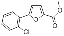 structure of CAS# 41019-38-9, 5-(2-Chlorophenyl)Furan-2-Carboxylic Acid Methyl Ester