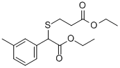 CAS#: 41022-29-1， Ethyl 3-(2-Ethoxy-2-Oxo-1-m-Tolylethylthio)Propanoate
