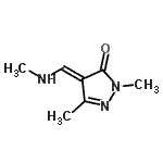 CAS#: 41106-20-1， (4E)-2,5-Dimethyl-4-[(Methylamino)Methylene]-2,4-Dihydro-3H-Pyrazol-3-One