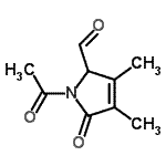 CAS#: 412017-02-8， 1-Acetyl-3,4-Dimethyl-5-Oxo-2,5-Dihydro-1H-Pyrrole-2-Carbaldehyde