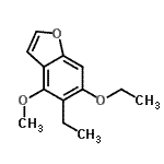 CAS#: 412027-11-3， 6-Ethoxy-5-Ethyl-4-Methoxy-1-Benzofuran