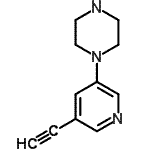 CAS#: 412347-53-6， 1-(5-Ethynyl-3-Pyridinyl)Piperazine