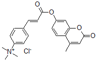 CAS#: 41236-02-6， 4-Methylumbelliferyl-4-Trimethylammonium Cinnamate