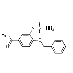 CAS#: 41251-87-0， N-[5-Acetyl-2-(Benzyloxy)Phenyl]Sulfuric Diamide