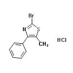 CAS#: 412923-45-6， 2-Bromo-5-Methyl-4-Phenyl-1,3-Thiazole Hydrochloride (1:1)