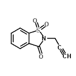 CAS#: 41335-57-3， 2-(2-Propyn-1-Yl)-1,2-Benzothiazol-3(2H)-One 1,1-Dioxide