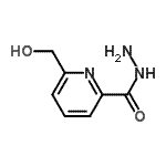 CAS 登录号：41337-85-3， 6-(羟基甲基)-2-吡啶甲酰肼