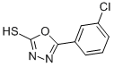 structure of CAS# 41491-54-7, 5-(3-Chlorophenyl)-1,3,4-Oxadiazole-2-Thiol;Stk038270;Zinc02481655