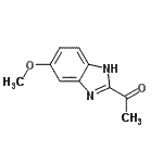 CAS 登录号：41510-17-2， 1-(5-甲氧基-1H-苯并咪唑-2-基)乙酮