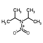 structure of CAS# 4164-30-1, N-Isopropyl-N-Nitro-2-Propanamine;2,2-Diisopropyl-1-oxohydrazine 1-oxide #;Diethylamine, 1,1'-dimethyl-N-nitro-