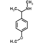 结构式 CAS# 41684-13-3, 1-(4-甲氧基苯基)-N-甲基乙胺
