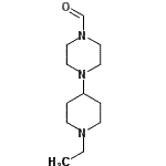 CAS#: 416869-23-3， 4-(1-Ethyl-4-Piperidinyl)-1-Piperazinecarbaldehyde