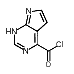 CAS#: 417724-83-5， 1H-Pyrrolo[2,3-d]Pyrimidine-4-Carbonyl Chloride
