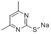 structure of CAS# 41840-27-1, 2-Mercapto-4,6-Dimethylpyrimidine Sodium Salt;4,6-DIMETHYL-2-MERCAPTOPYRIMIDINE SODIUM SALT;2-MERCAPTO-4,6-DIMETHYLPYRIMIDINE SODIUM SALT;4,6-DIMETHYLPYRIMIDINE-2-THIOL SODIUM SALT