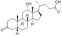 CAS#: 4185-01-7, 12-alpha-Hydroxy-3-Oxo-5-beta-Cholanoic acid
