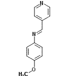 CAS#: 41855-74-7， (E)-N-(4-Methoxyphenyl)-1-(4-Pyridinyl)Methanimine