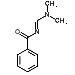 structure of CAS# 41876-75-9, N-[(E)-(Dimethylamino)Methylene]Benzamide;(2E)-3-(dimethylamino)-1-phenyl-2-azaprop-2-en-1-one;MFCD00187256;N-(1-Dimethylaminomethylidene)benzamide