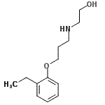 CAS#: 418775-06-1， 2-{[3-(2-Ethylphenoxy)Propyl]Amino}Ethanol