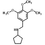 CAS#: 418778-32-2， N-(3,4,5-Trimethoxybenzyl)Cyclopentanamine