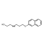 CAS#: 418787-71-0， 2-{[3-(2-Naphthyloxy)Propyl]Amino}Ethanol