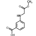 CAS#: 418788-94-0， 3-[(2-Methoxy-2-Oxoethyl)Amino]Benzoic Acid
