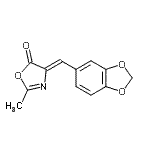 CAS#: 41888-62-4， (4Z)-4-(1,3-Benzodioxol-5-Ylmethylene)-2-Methyl-1,3-Oxazol-5(4H)-One