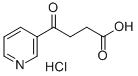 structure of CAS# 4192-31-8, 4-(Pyrid-3-Yl)-4-Oxo-Butyric Acid Hydrochloride;4-Oxo-4-(3-Pyridyl)Butanoic Acid;4-Keto-4-(3-Pyridyl)Butyric Acid;4-Oxo-4-Pyridin-3-Yl-Butanoic Acid