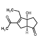 CAS#: 419534-10-4， (3aR,6aS)-5-Acetyl-4-Ethyl-3A-Hydroxy-3,3A,6,6A-Tetrahydro-1(2H)-Pentalenone
