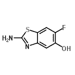 CAS#: 419564-17-3， 2-Amino-6-Fluoro-1,3-Benzothiazol-5-Ol