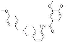 CAS#: 41957-48-6， 3,4-Dimethoxy-N-[1,2,3,4-Tetrahydro-2-(4-Methoxybenzyl)Isoquinolin-5-Yl]Benzamide