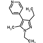 CAS#: 419571-61-2， 4-(1,3-Diethyl-5-Methyl-1H-Pyrazol-4-Yl)Pyridine