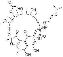 CAS#: 41970-62-1， 3-[(2-Isopropoxyethoxy)Iminomethyl]Rifamycin SV