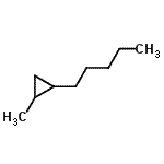 CAS#: 41977-37-1， 1-Methyl-2-Pentylcyclopropane