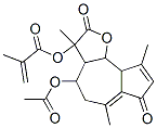 CAS#: 41989-32-6， [(3aR,4S,9aS,9bR)-3-Acetoxy-3,6,9-trimethyl-2,7-dioxo-4,5,9a,9b-tetrahydro-3aH-azuleno[5,4-d]furan-4-yl] 2-methylprop-2-enoate