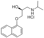 结构式 CAS# 4199-10-4, (S)-(-)-普萘洛尔盐酸盐