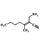 CAS#: 42009-34-7， (2E)-2-(Aminomethyl)-3-Methyl-2-Heptenenitrile