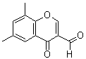 结构式 CAS# 42059-75-6, 6,8-二甲基-3-甲酰基色原酮