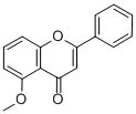 结构式 CAS# 42079-78-7, 5-甲氧基黄酮