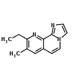 CAS 登录号：421595-92-8， 9-乙基-8-甲基咪唑并[1,2-h][1,7]萘啶