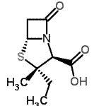 CAS#: 422270-18-6， (2S,3S,5R)-3-Ethyl-3-Methyl-7-Oxo-4-Thia-1-Azabicyclo[3.2.0]Heptane-2-Carboxylic Acid