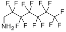 structure of CAS# 423-49-4, 1H,1H-Perfluoroheptylamine;2,2,3,3,4,4,5,5,6,6,7,7,7-Tridecafluoroheptylamine;1H,1H-Perfluoroheptylamine ,97%;1H,1H-TRIDECAFLUOROHEPTYLAMINE