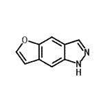 CAS#: 42304-68-7， 1H-Furo[2,3-f]Indazole