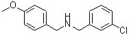CAS#: 423740-56-1， 1-(3-Chlorophenyl)-N-(4-Methoxybenzyl)Methanamine