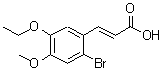 CAS#: 423747-21-1， (2E)-3-(2-Bromo-5-Ethoxy-4-Methoxyphenyl)Acrylic Acid