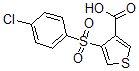 CAS#: 423769-77-1， 4-[(4-Chlorophenyl)Sulfonyl]-3-Thiophenecarboxylic acid
